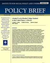 Alcohol Use by Muslim College Students in the US brief cover