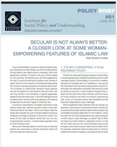 Secular Is Not Always Better policy brief cover