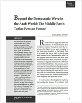 Beyond the Democratic Wave in the Arab World brief cover