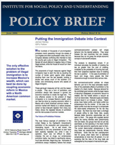 Putting the Immigration Debate into Context brief cover