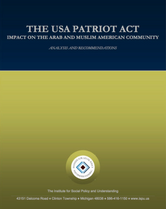 the usa patriot act report cover