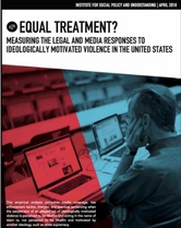 Equal Treatment executive summary cover- A man stares at a computer screen showing a news site
