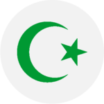 A green star and crescent