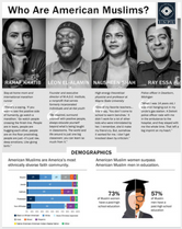 Who Are American Muslims infographic