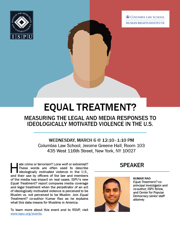 Equal Treatment Columbia Law School flyer