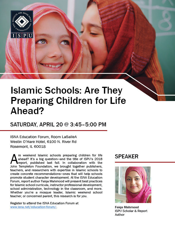 ISNA Education Forum event flyer