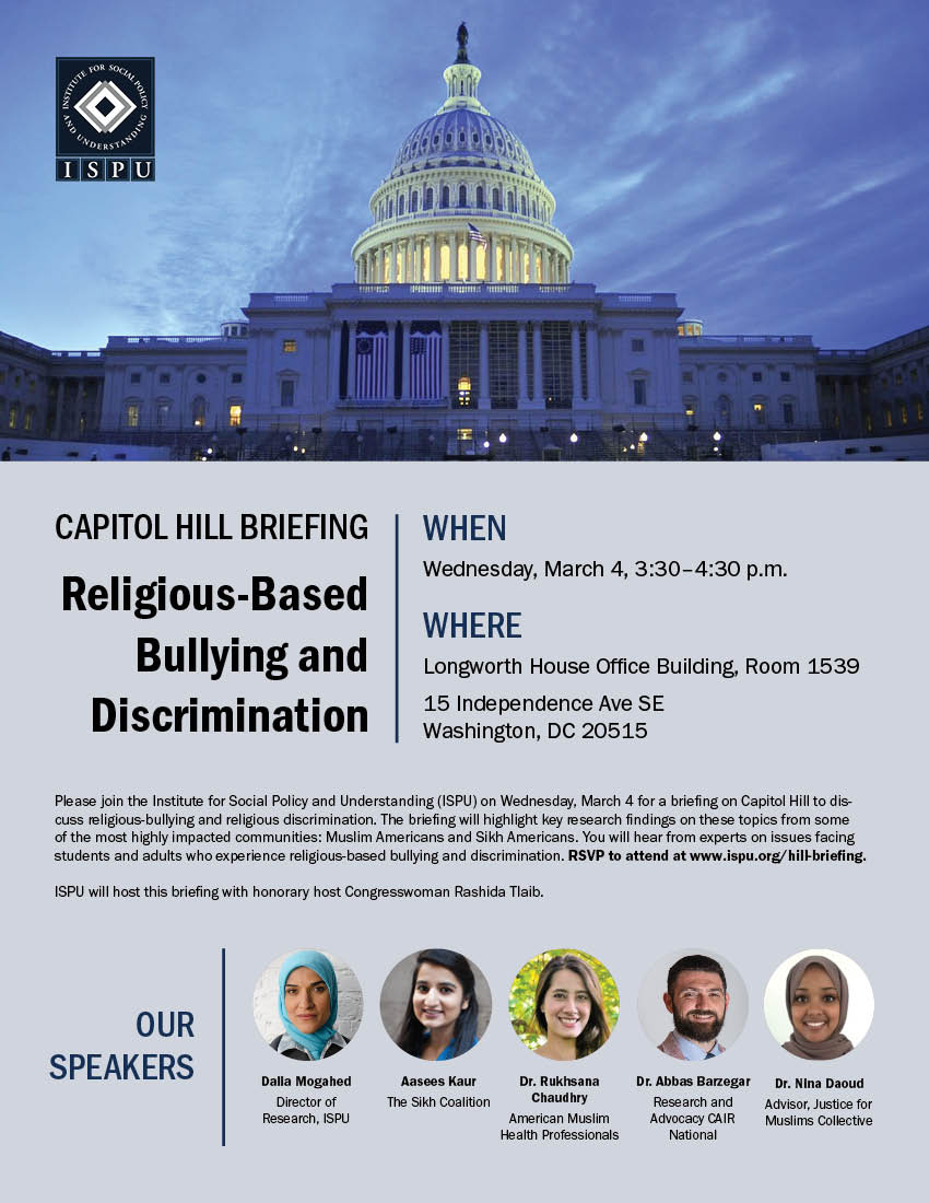 Capitol Hill briefing flyer