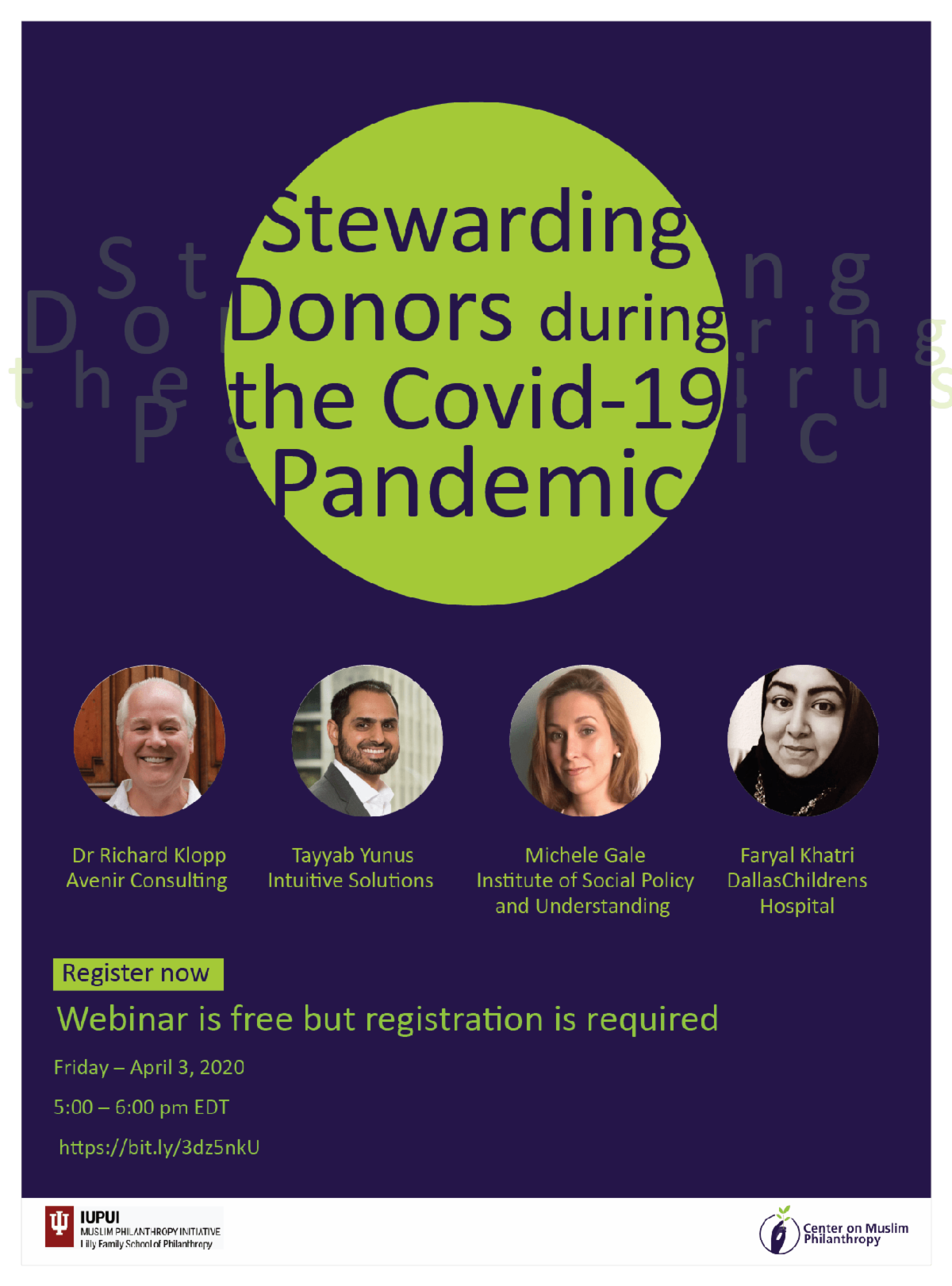 Stewarding Donors During the Covid-19 Pandemic flyer